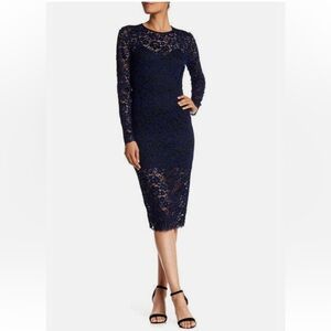 NWT Veronica Beard Gynne Lace
Pencil Dress - Size 4
